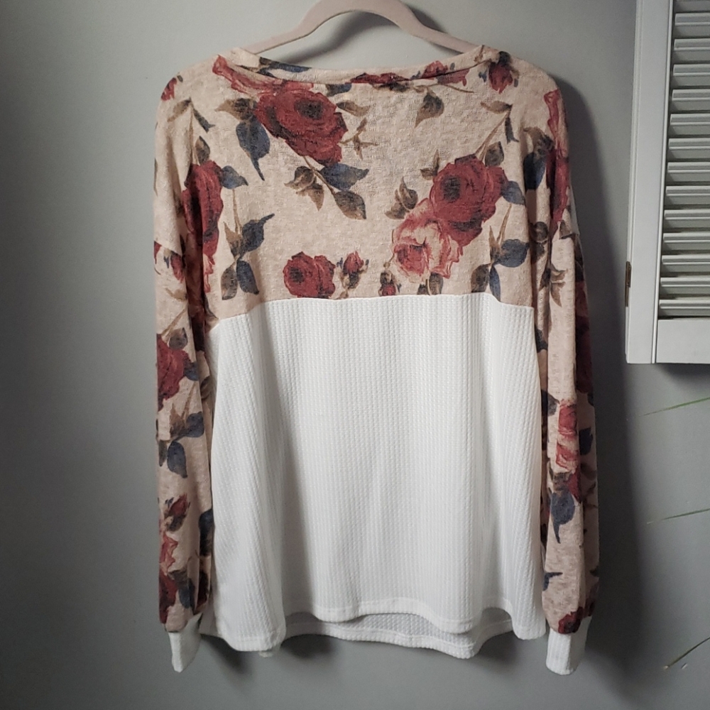 Hopely Large foral-detailed sweater, - Picture 4 of 4